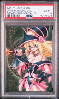 PSA 6 Yu-Gi-Oh! Dungeon Dice Monsters Black Magician Girl-image