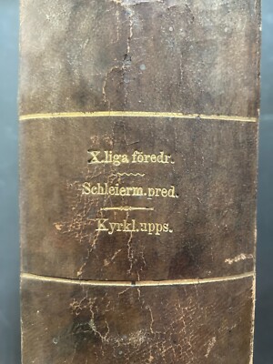 1835 !! [Swedish] Predikningar by F. Schleiermacher et. al. (3 in 1) HC VG!-image