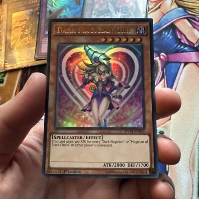 🔥 YUGIOH • DARK MAGICIAN GIRL ULTRA RARE • MVP1-EN056 1st EDITION NM Euro Print-image