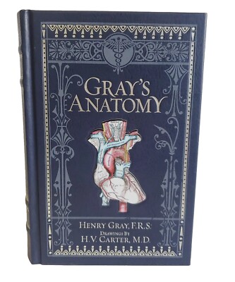 Gray's Anatomy Book Henry Gray Leather Bound Collectible Gift Ed Illustrated-image