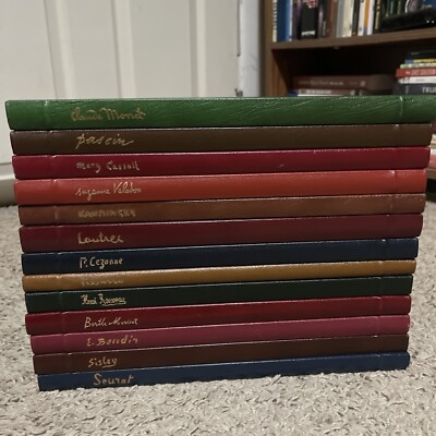 Collection of 13 Volumes,  Easton Press Leather Bound Collectors Art Books-image
