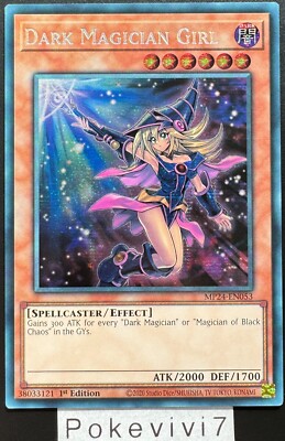 YU-GI-OH! Card DARK MAGICIAN GIRL MP24-EN053 Secret Rare NEW-image