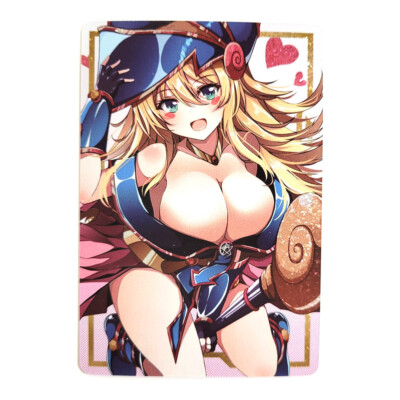 Doujin Art Waifu Anime Holo Foil ACG Card 345 - Yu-Gi-Oh Dark Magician Girl-image