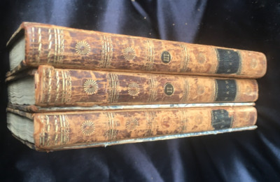 Antique 225 year old The Monk: A Romance Matthew Gregory Lewis [Leather Bound]-image