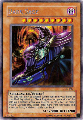 Dark Sage DOD-002 - Prismatic Secret Rare - Lightly Played Limited YuGiOh! TCG-image