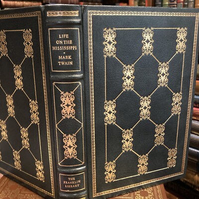 Franklin Library: MARK TWAIN: LIFE ON THE MISSISSIPPI: BOATMEN: MISSOURI-image