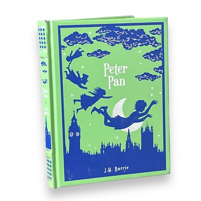 Peter Pan by J.M. Barrie Collectible Leather Bound Hardcover Gift Book B&N 2012-image