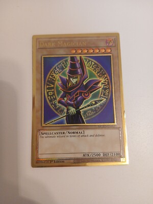 Dark Magician MGED-EN002 1st Edition Nm Yugioh Gold-image
