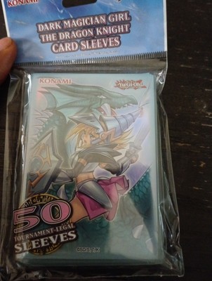 Yu-Gi-Oh Deck Protectors - DARK MAGICIAN GIRL THE DRAGON KNIGHT (50 Sleeves) New-image