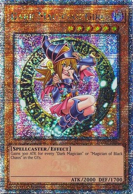 Yugioh: 1x Dark Magician Girl (3rd Art) - RA04-EN107 - Quarter Century Secret Ra-image