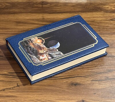The Gods Themselves By Isaac Asimov - Blue Faux Leather Hardcover Doubleday 1st-image