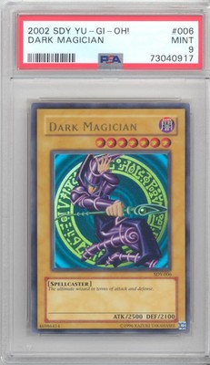 PSA 9 - Yu-Gi-Oh Card - SDY-006 - DARK MAGICIAN (ultra rare holo) - MINT-image