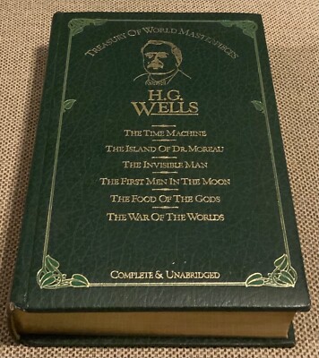 H.G. Wells - 6 World Masterpieces Unabridged - Gold Leaf Pages - Octopus Books-image
