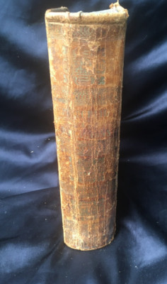 Antique religious compendium. Mid 19th century volume titled 