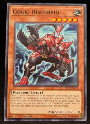 Yugioh - Gouki Riscorpio - Star Pack VRAINS - SP18-EN017 - Common - Monster-image
