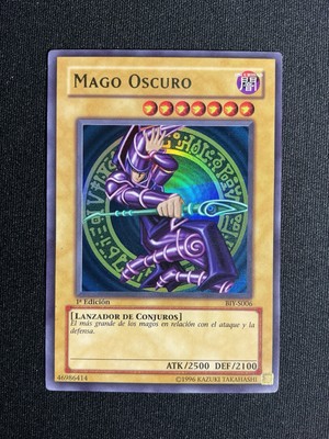 [MP] Dark Magician BIY-S006 (SDY-006) Spanish 1st Edition Ultra Rare 2002-image