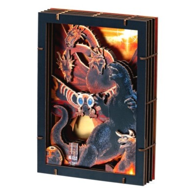 Godzilla PAPER THEATER Wood Style Giant Monsters All-Out Attack PT-WP09 Pre-image