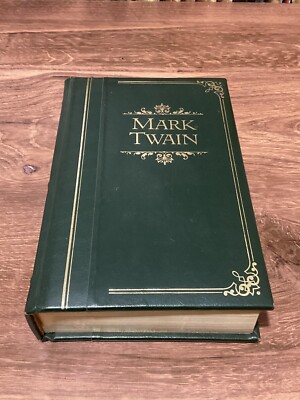 Mark Twain Anthology om Sawyer Huck Finn Leather Bound Amaranth Press 1981-image