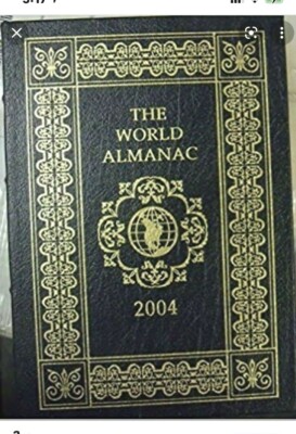 NEW The World Almanac nd Book of Facts 2004 Leather Bound – January 1, 2004-image