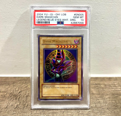 Yu-Gi-Oh! PSA 10 Dark Magician LOB-EN005-image