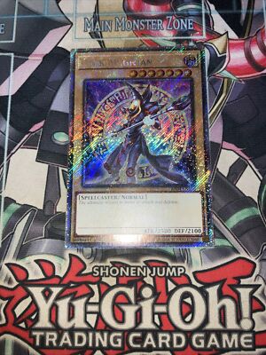 Dark Magician Platinum Secret Rare RA04-EN106 Yugioh 8th artwork-image