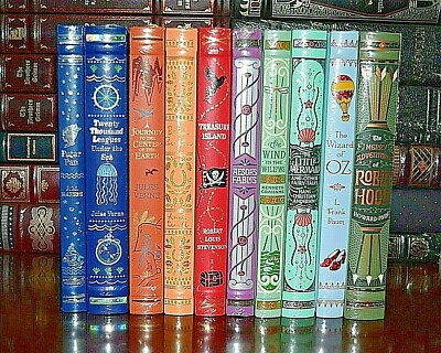 10 Volume Leather Bound  Collectible Illustrated New Sealed Classics Gift  Set-image