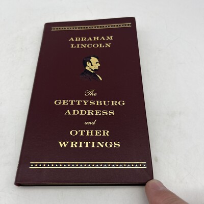 NEW The Gettysburg Address and Other writings by Abraham Lincoln Leather Bound-image