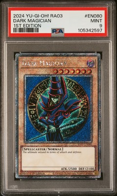 2024 YU-GI-OH! QUARTER CENTURY BONANZA 1ST EDITION #EN080 DARK MAGICIAN PSA 9-image