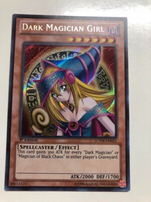 USA Seller Yugioh Dark Magician Girl LCYW-EN022 Secret Rare 1st Edition NM-image