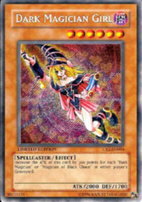 Yugioh! LP Dark Magician Girl - CT2-EN004 - Secret Rare - Limited Edition Lightl-image