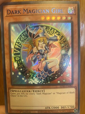 Dark Magician Girl LDS3-EN082 Ultra Rare 1st Edition – NM – Legendary Duelists-image