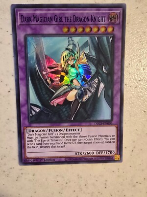 Yu-Gi-Oh, Dark Magician Girl The Dragon Knight, DRL3-EN044, Ultra 1st Edition NM-image