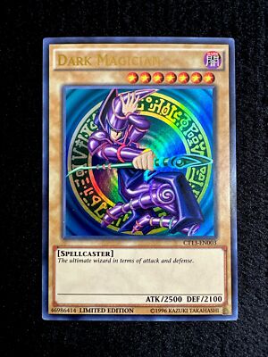 🔥 YUGIOH • DARK MAGICIAN • ULTRA RARE • LIMITED EDITION • CT13-EN003 • NM 🔥-image