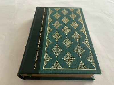 Franklin Library ADVENTURES OF HUCKLEBERRY FINN Mark Twain 1979 LEATHER Kemble-image