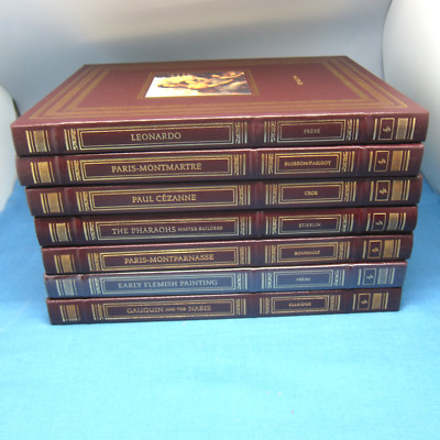 Easton Press GLORIOUS ART The Most Beautiful Art Books Ever Published 7 Vol.-image
