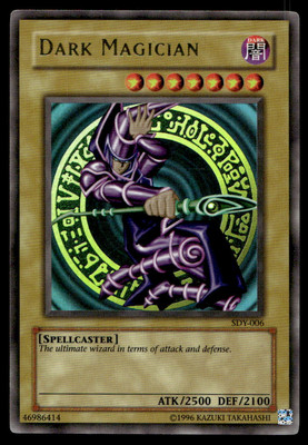 Yu-Gi-Oh TCG Starter Deck: Yugi #SDY-006 Dark Magician Ultra Rare MP (Crease)-image