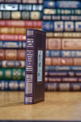 Franklin Library Mystery - The Postman Always Rings Twice by James Cain, Leather-image