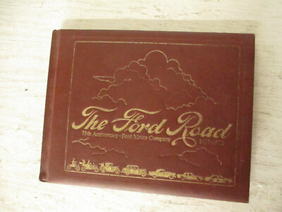 The Ford Road 75th Anniversary Collectible Hard Cover Leather Bound Book 191 pgs-image