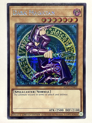 Dark Magician - Adidas Promo - Prismatic Secret Rare - ADC1-EN001 - LP/MP-image