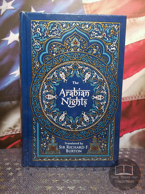 NEW SEALED The Arabian Nights Illustrated Hardcover Bonded Leather Collectible-image