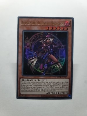 Yugioh Apprentice Illusion Magician LEDD-ENA03 Unlimited Ultra Rare Holo - NM-image