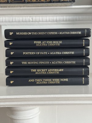 Agatha Christie Mystery Collection Lot of 6 (Bantam) Leatherette Hardcover-image