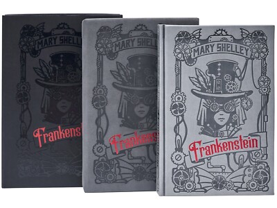 Frankenstein by Mary Shelley Leather Bound Book and Sleeve Unique Collectible-image