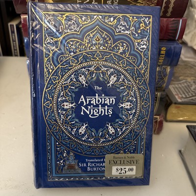 ❤️THE ARABIAN NIGHTS translated by Richard Burton   Bonded Leather, Sealed  NEW -image