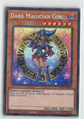 YuGiOh 2022 Tin of the Pharaoh's Gods Dark Magician Girl Foil Secret Rare #EN268-image