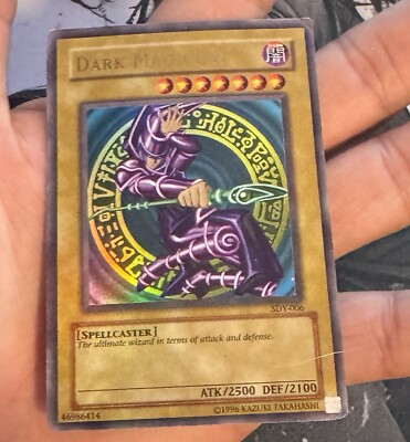 Yu-Gi-Oh! Dark Magician SDY-006 (HP) INSANE HOLO BLEED Misprint-image