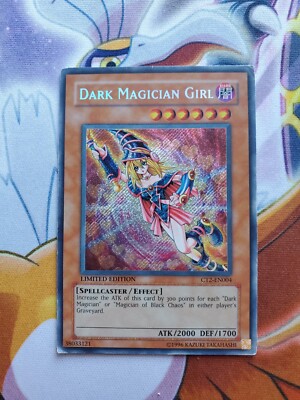 Yu-Gi-Oh! Dark Magician Girl CT2-EN004 Secret Rare Limited Edition Tin Promo MP-image
