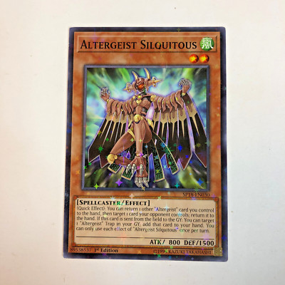 YuGiOh! ALTERGEIST SILQUITOUS: SP18-EN030 STARFOIL RARE 1st Edition LP-image