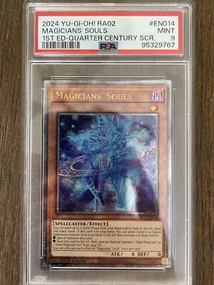 PSA 9 Magicians' Souls (QCSR) RA02-EN014 25th Anniversary-image