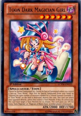 Toon Dark Magician Girl LCYW-EN111 1st Edition Yugioh LP-image